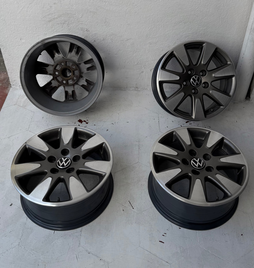 4 Rines 16” Volkswagen Golf, Jetta MK6 y MK7 – 5×112