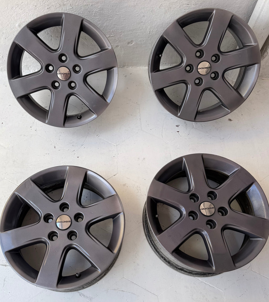 4 Rines 16” Dodge Jeep Liberty Compass Patriot Nitro Voyager Caravan Avenger 5x114 Originales