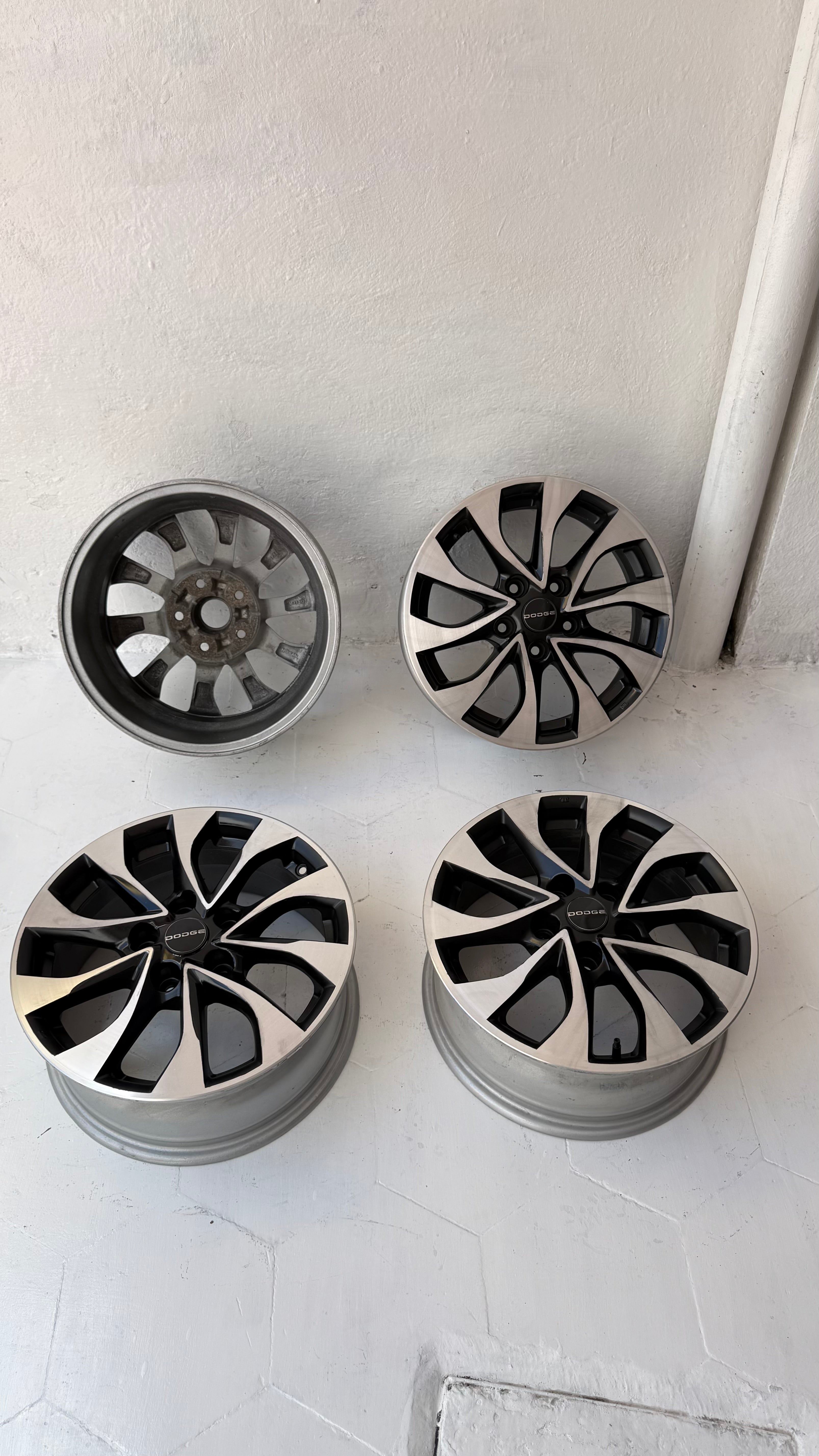4 rines 16 dodge jeep compás liberty patriot nitro
Voyaguer caravan avenger 
$7990 5-114 seminuevos