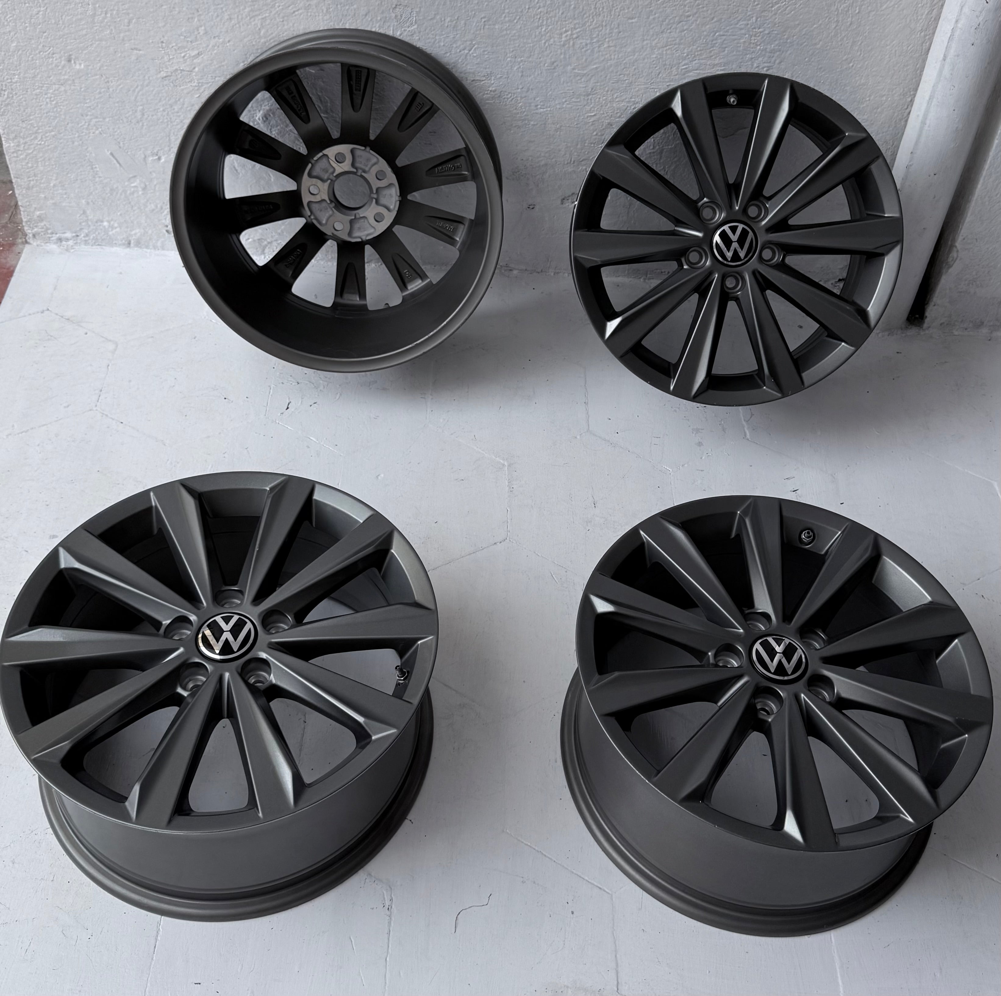 4 Rines 17” Volkswagen Taos, Tiguan, Golf, Jetta MK6, Jetta MK7, Bora, Passat y New Beetle – 5×112