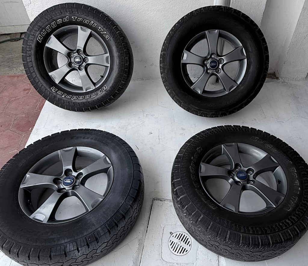 4 Rines con llantas 17” Ford Ranger y Explorer – 5×114