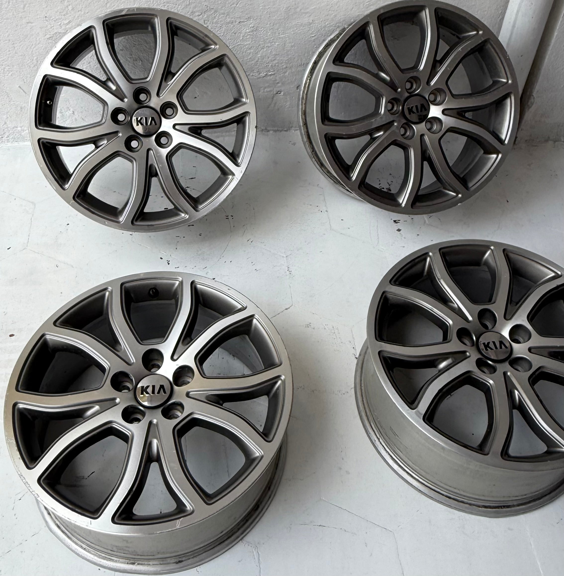 4 Rines 18” Kia Forte, Optima y Sportage – 5×114