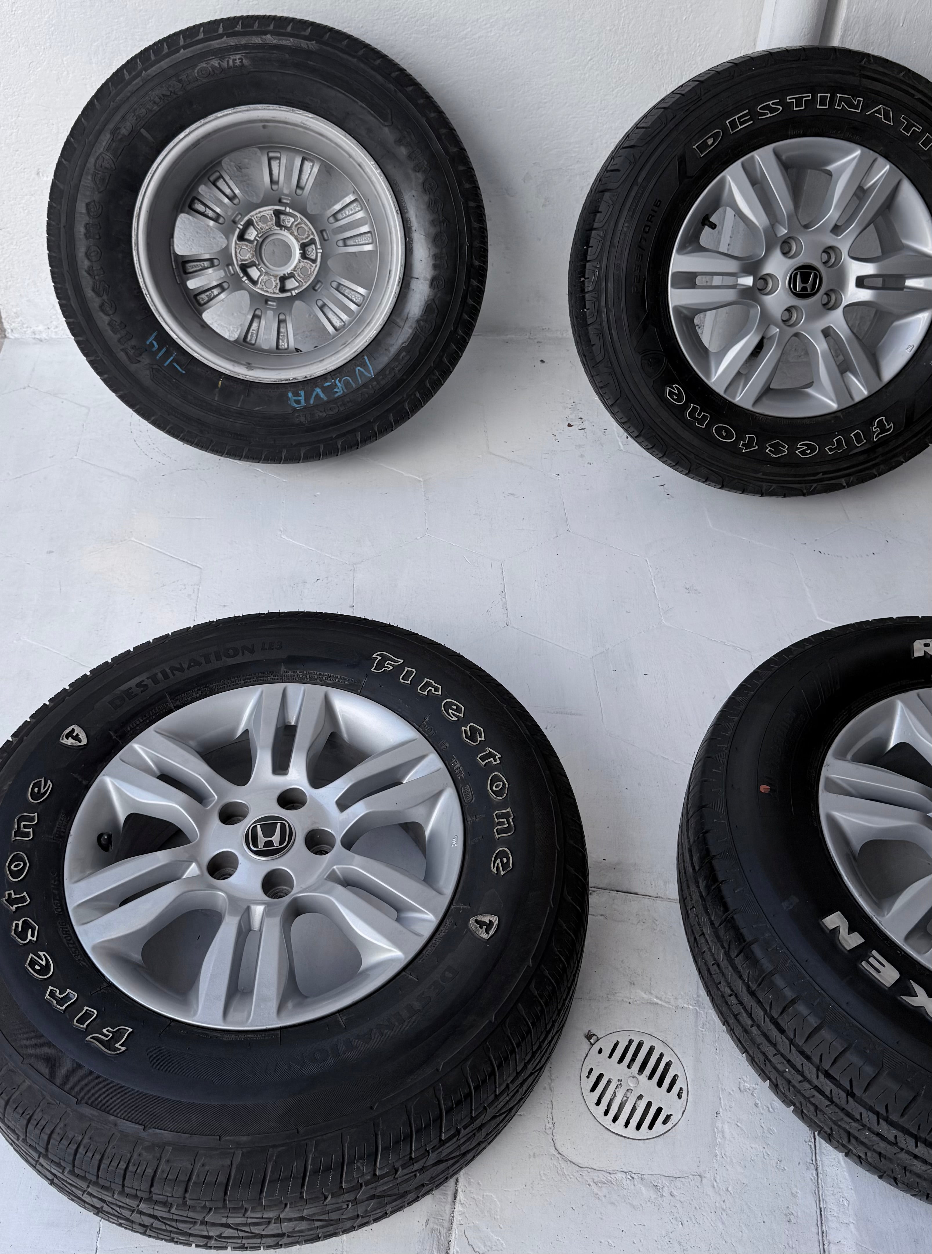 4 Rines con llantas 16” Honda HR-V, CR-V, Civic y Accord – 5×114