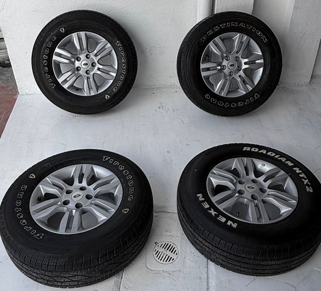 4 Rines con llantas 16” Ford Ranger y Explorer – 5×114