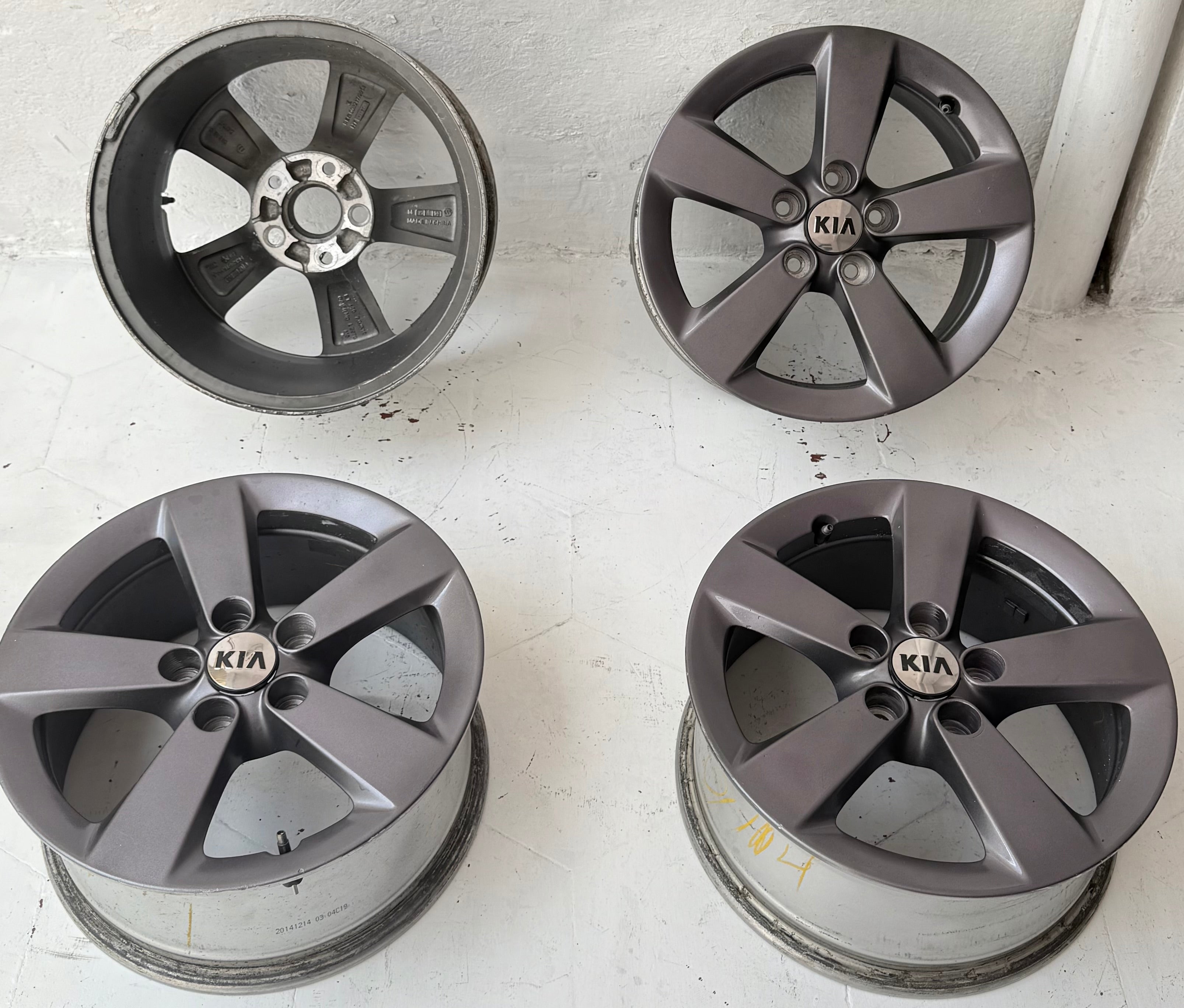 4 Rines 16” Kia Forte y Optima – 5×114