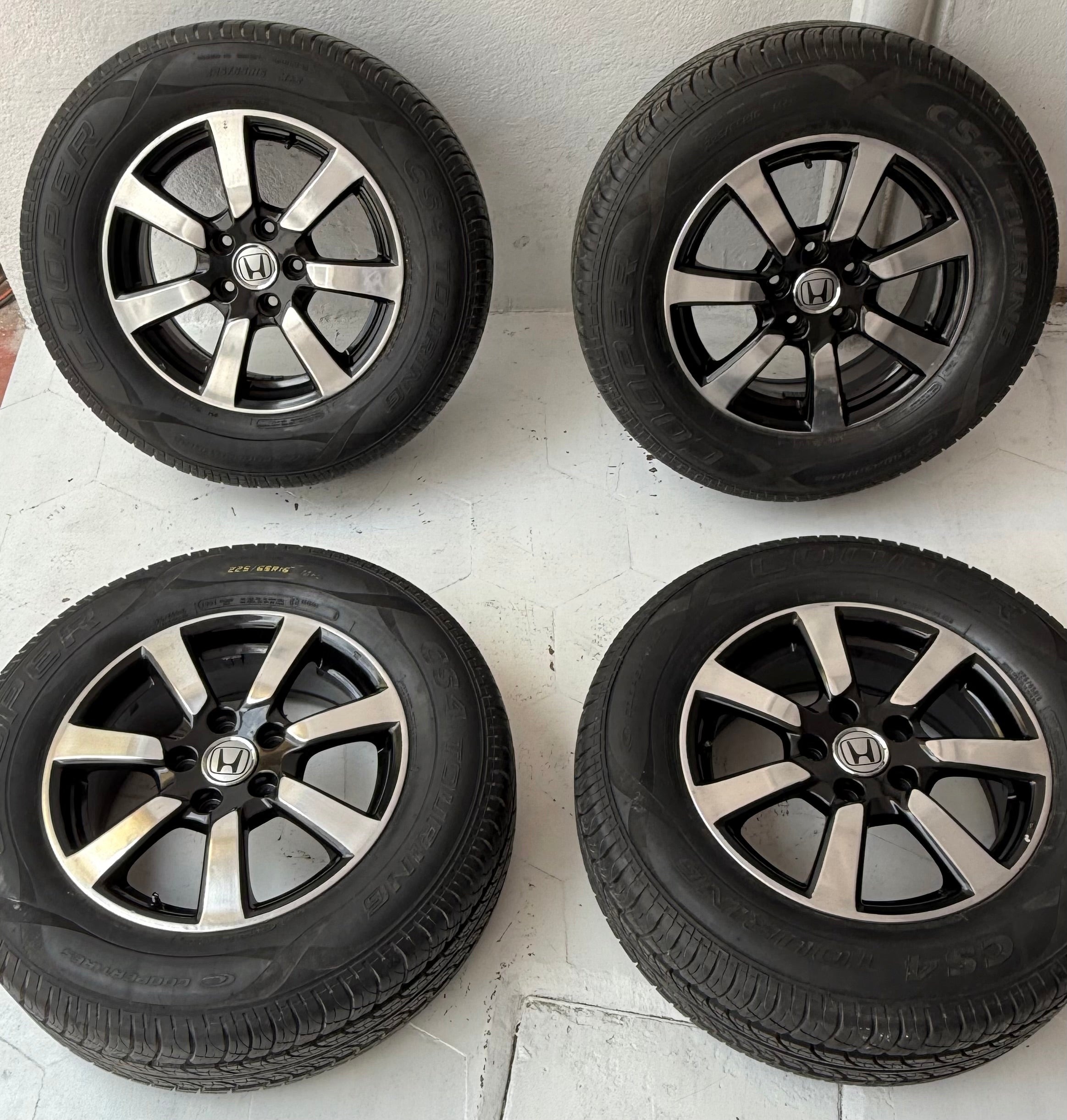 4 Rines con Llantas 16” Honda CR-V, HR-V, Accord y Civic – 5×114