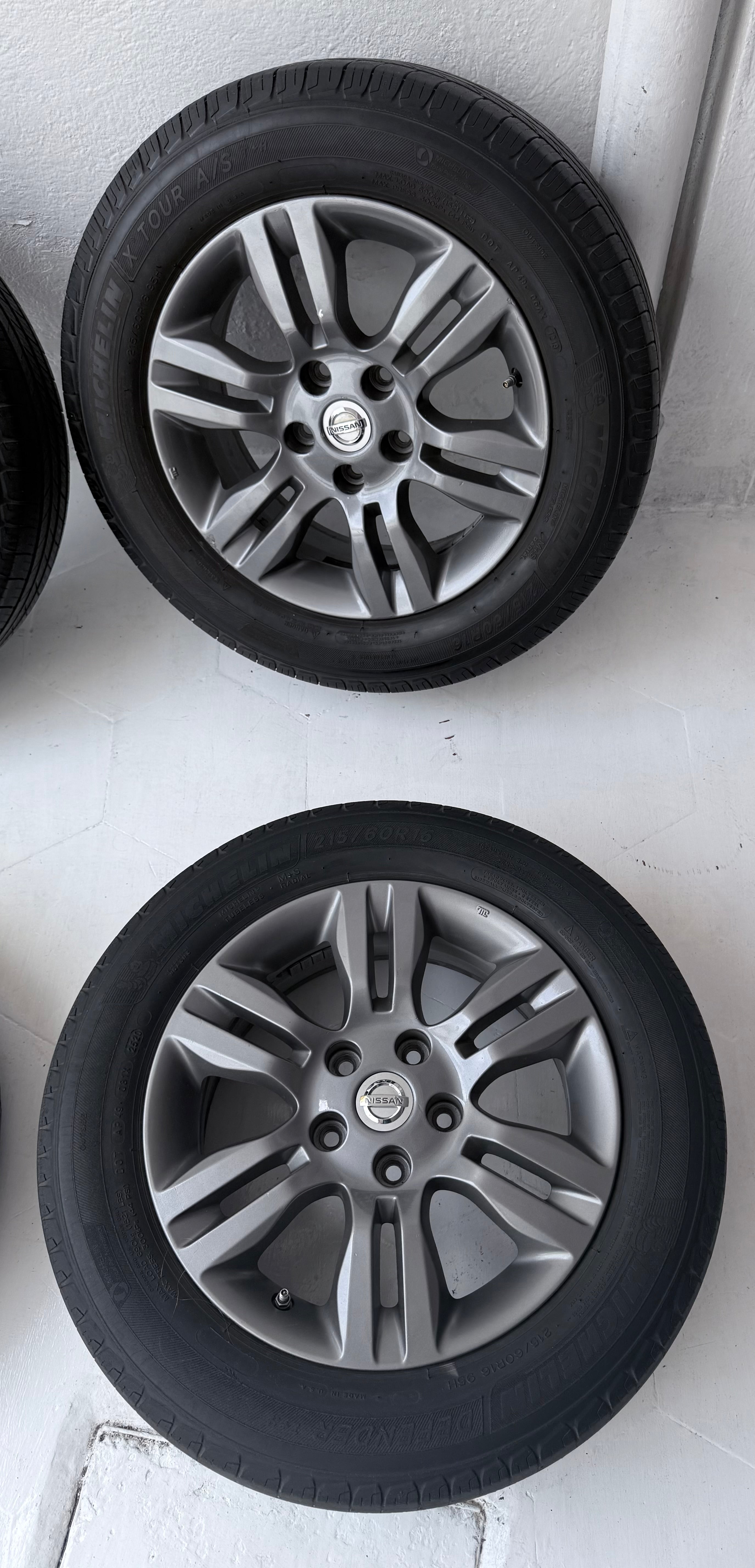 4 Rines con llantas 16” Nissan Altima, X-Trail y Sentra – 5×114