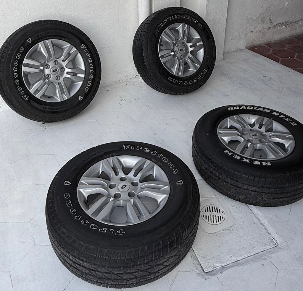 4 Rines con llantas 16” Ford Ranger y Explorer – 5×114