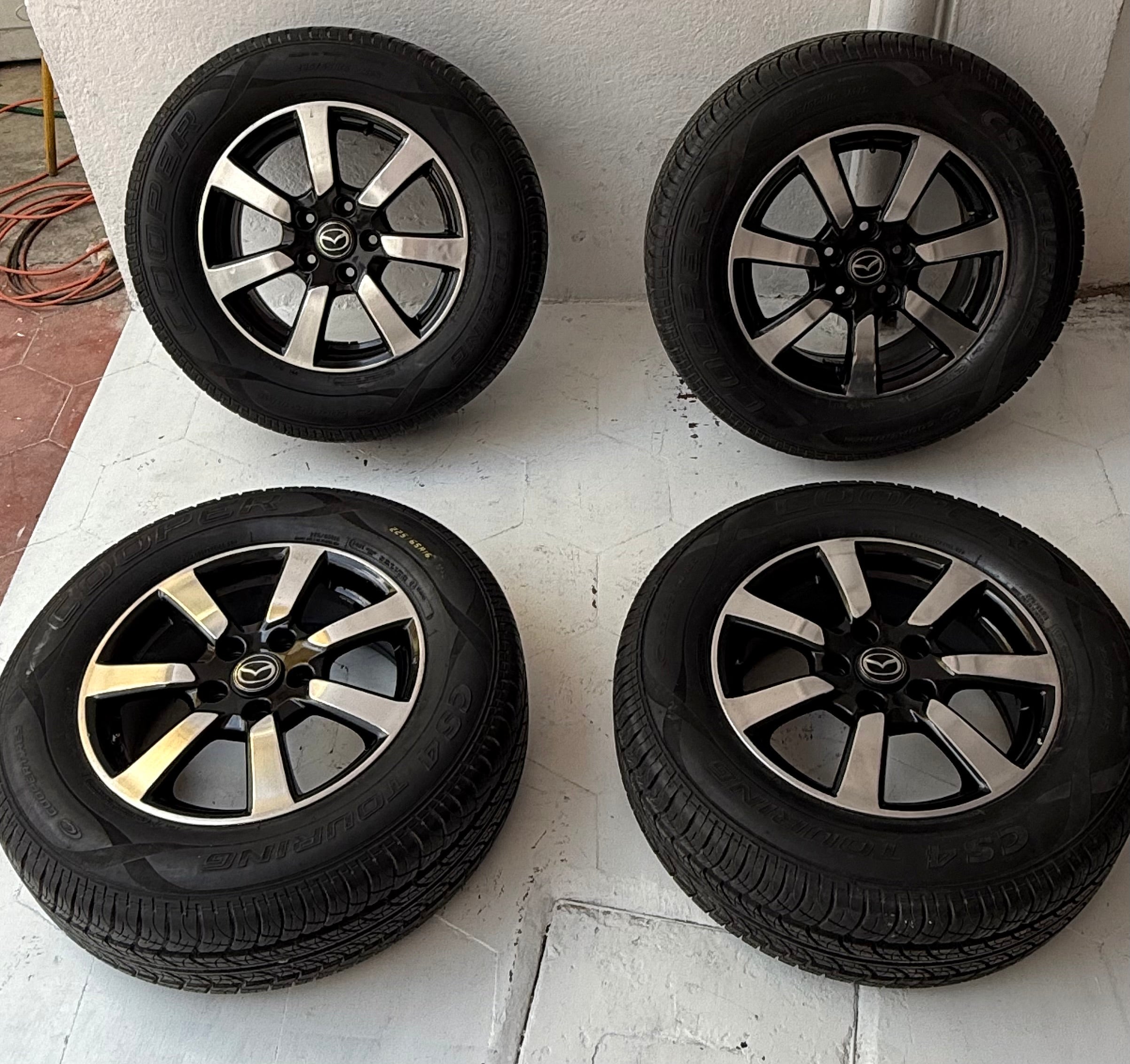 4 Rines con Llantas 16” Mazda3, Mazda6, CX-3 y CX-5 – 5×114
