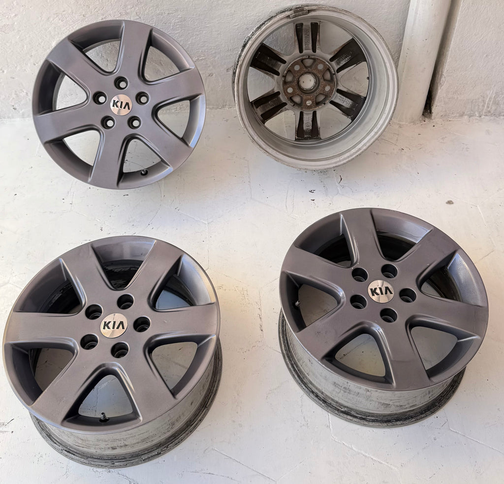 4 Rines 16” Kia Forte Optima 5x114 Originales Nunca Reparados