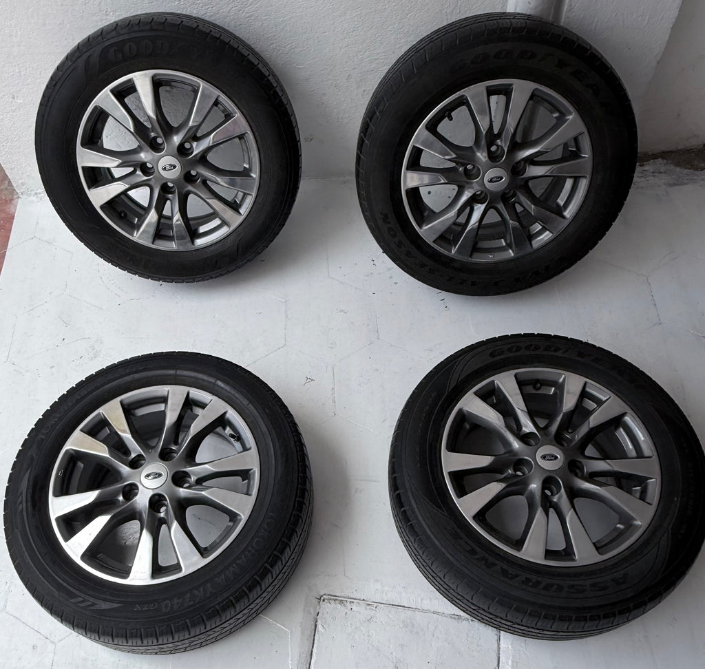 4 Rines con llantas 16” Ford Mustang, Ranger y Explorer – 5×114