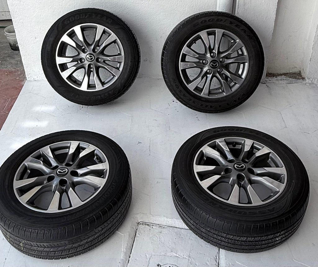 4 Rines con llantas 16” Mazda 3, Mazda 6, CX-3 y CX-5 – 5×114