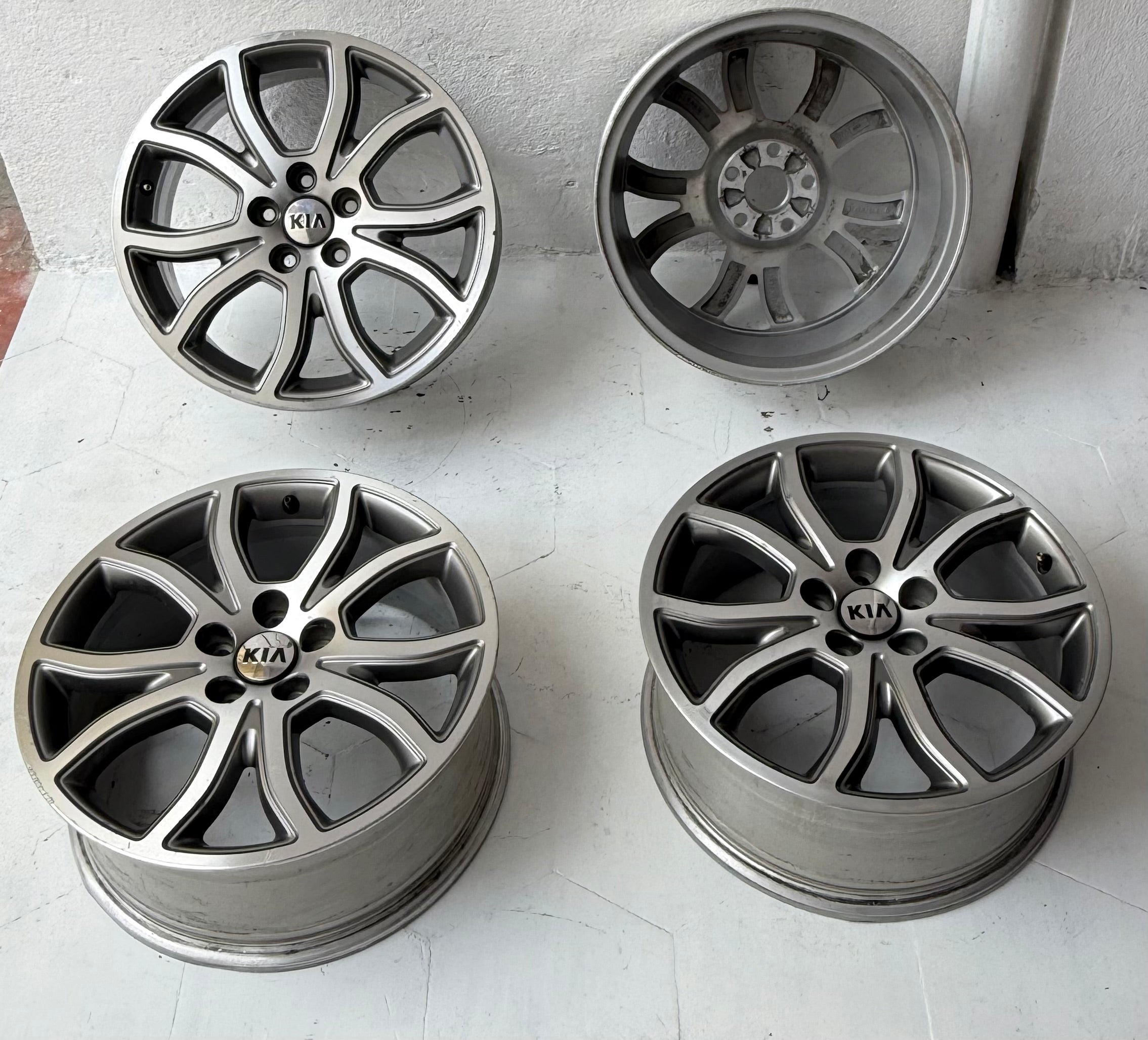 4 Rines 18” Kia Forte, Optima y Sportage – 5×114