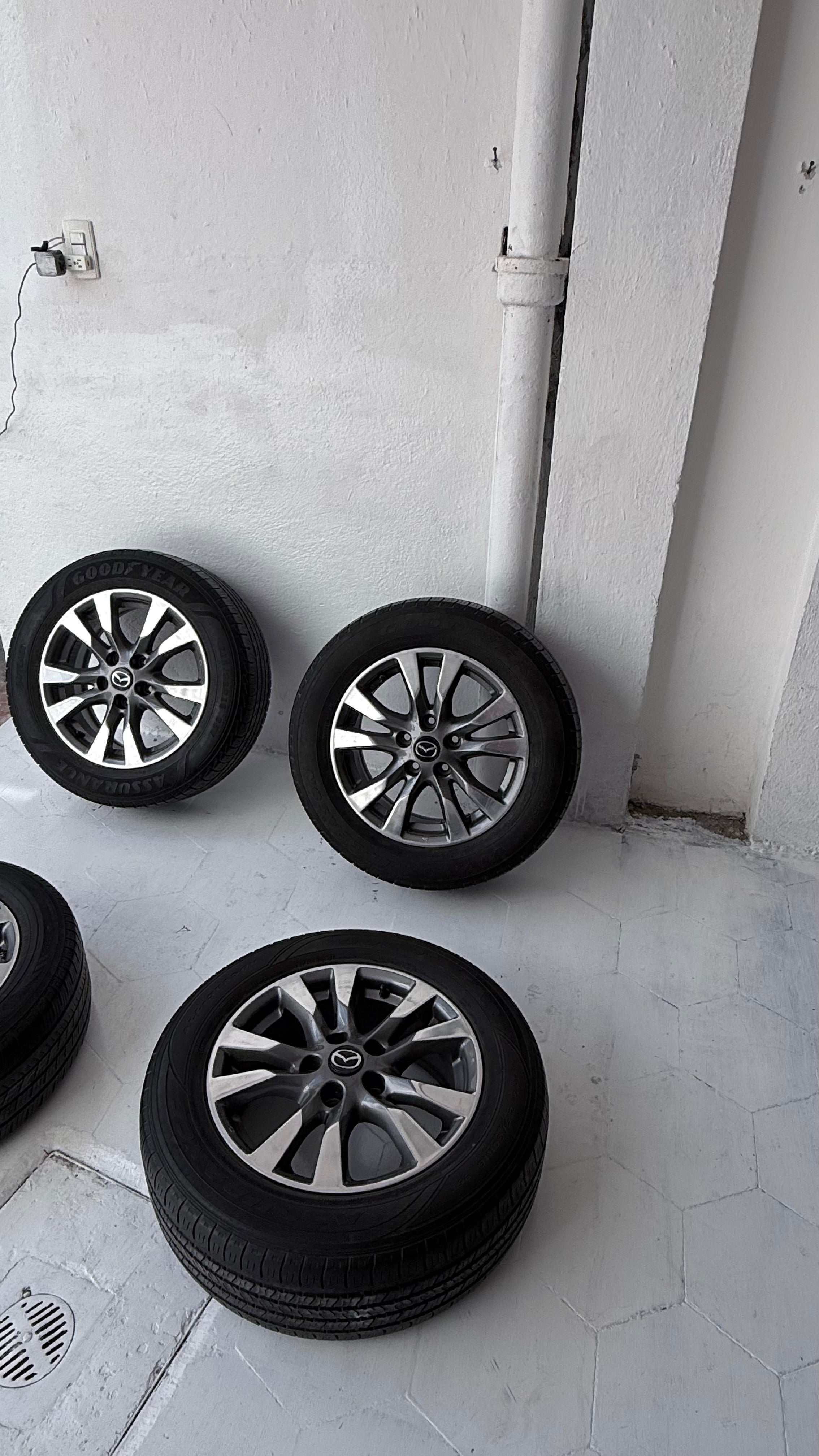 4 Rines con llantas 16” Mazda 3, Mazda 6, CX-3 y CX-5 – 5×114