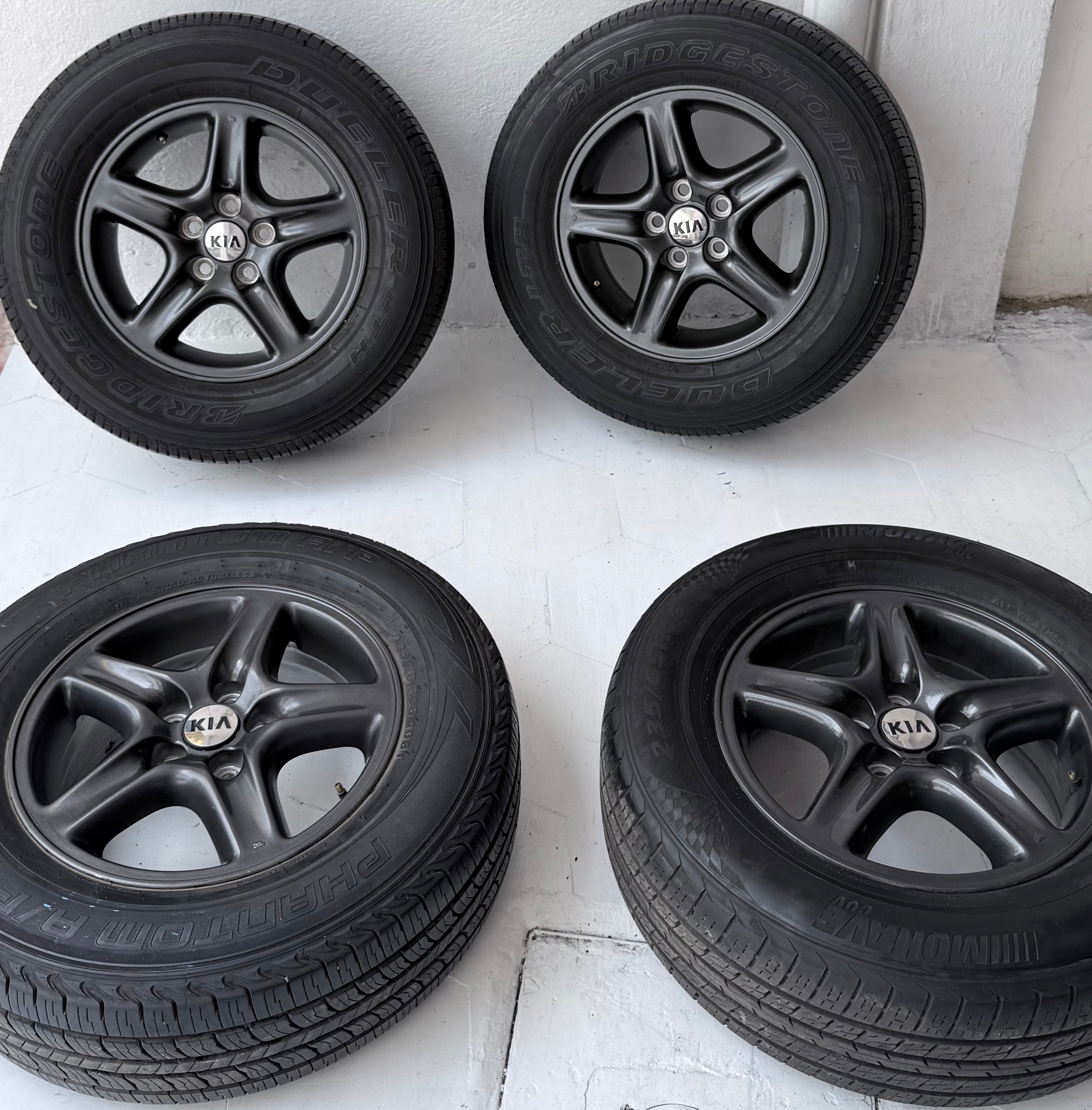 4 Rines con llantas 16” Kia Sportage, Forte y Optima – 5×114