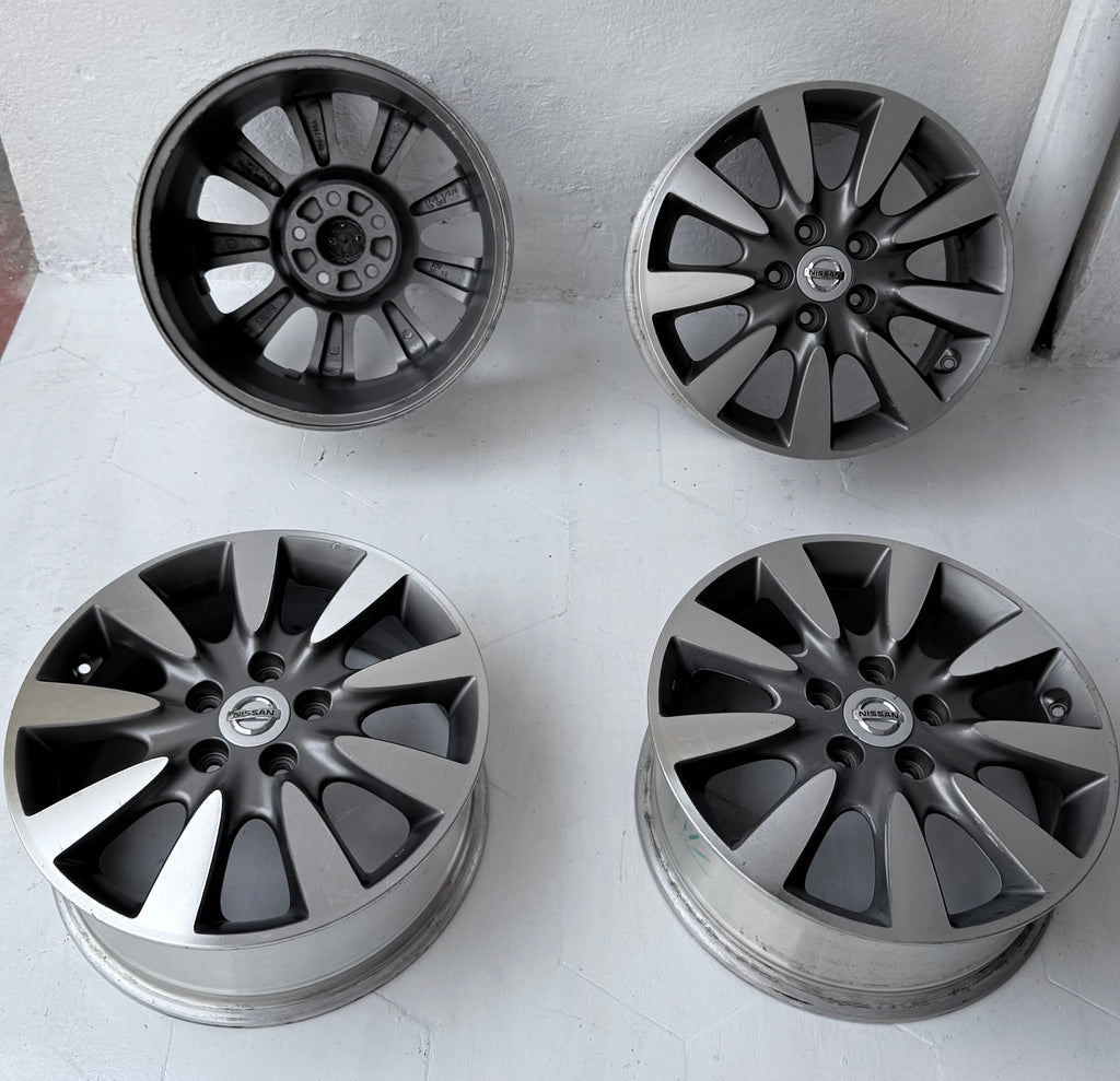 4 Rines 17” Nissan Rogue, X-Trail, Altima, Sentra y Juke – 5×114