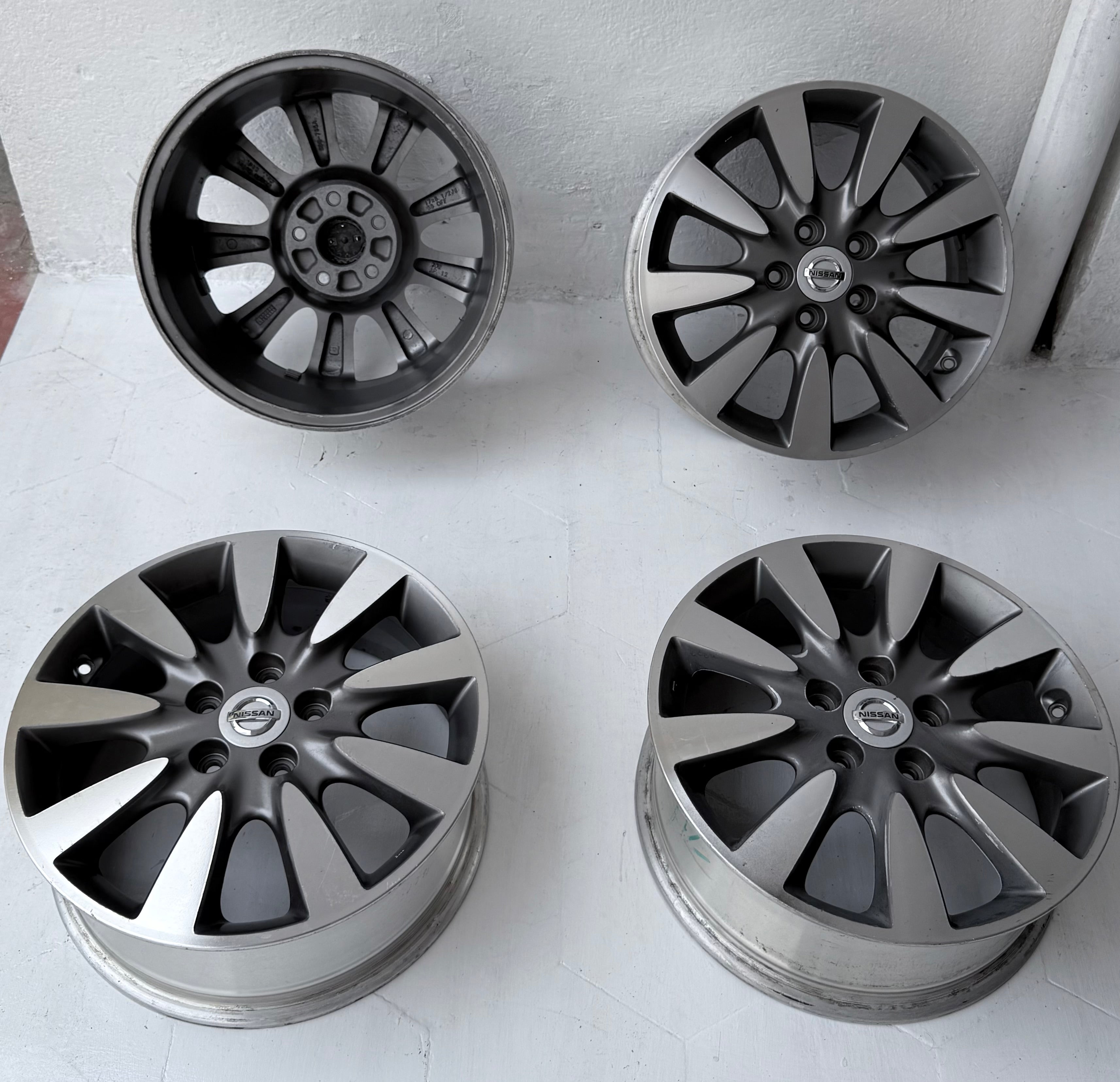 4 Rines 17” Nissan Rogue, X-Trail, Altima, Sentra y Juke – 5×114