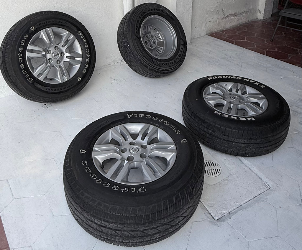 4 Rines con llantas 16” Nissan X-Trail, Rogue, Altima y Maxima – 5×114