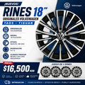 Rines 18" Originales Volkswagen Taos / Tiguan Nuevos - Juego de 4