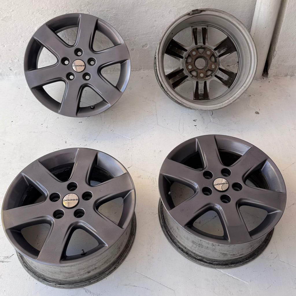 4 Rines 16” Dodge Jeep Liberty Compass Patriot Nitro Voyager Caravan Avenger 5x114 Originales