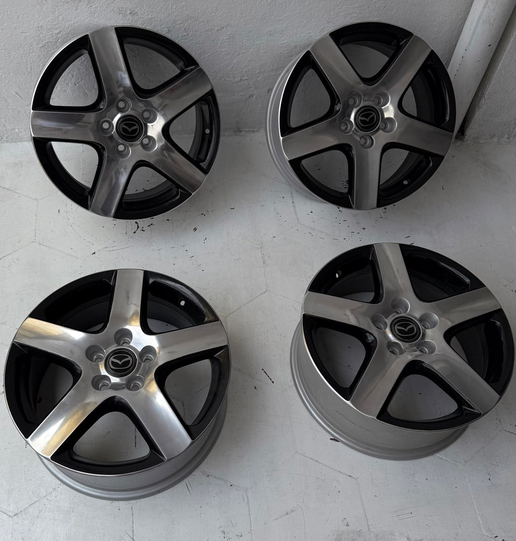 4 Rines 17” Ronal para Mazda 3, Mazda 6, CX-3, CX-5, CX-7, CX-30 y CX-50 – 5×114