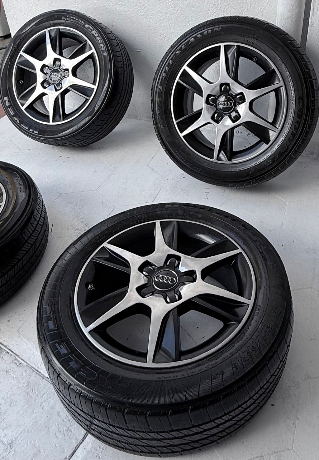 4 Rines con llantas 16” Audi A3 / Volkswagen Jetta MK7 y Bora – 5×112