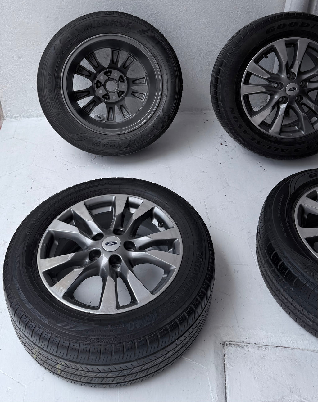 4 Rines con llantas 16” Ford Mustang, Ranger y Explorer – 5×114