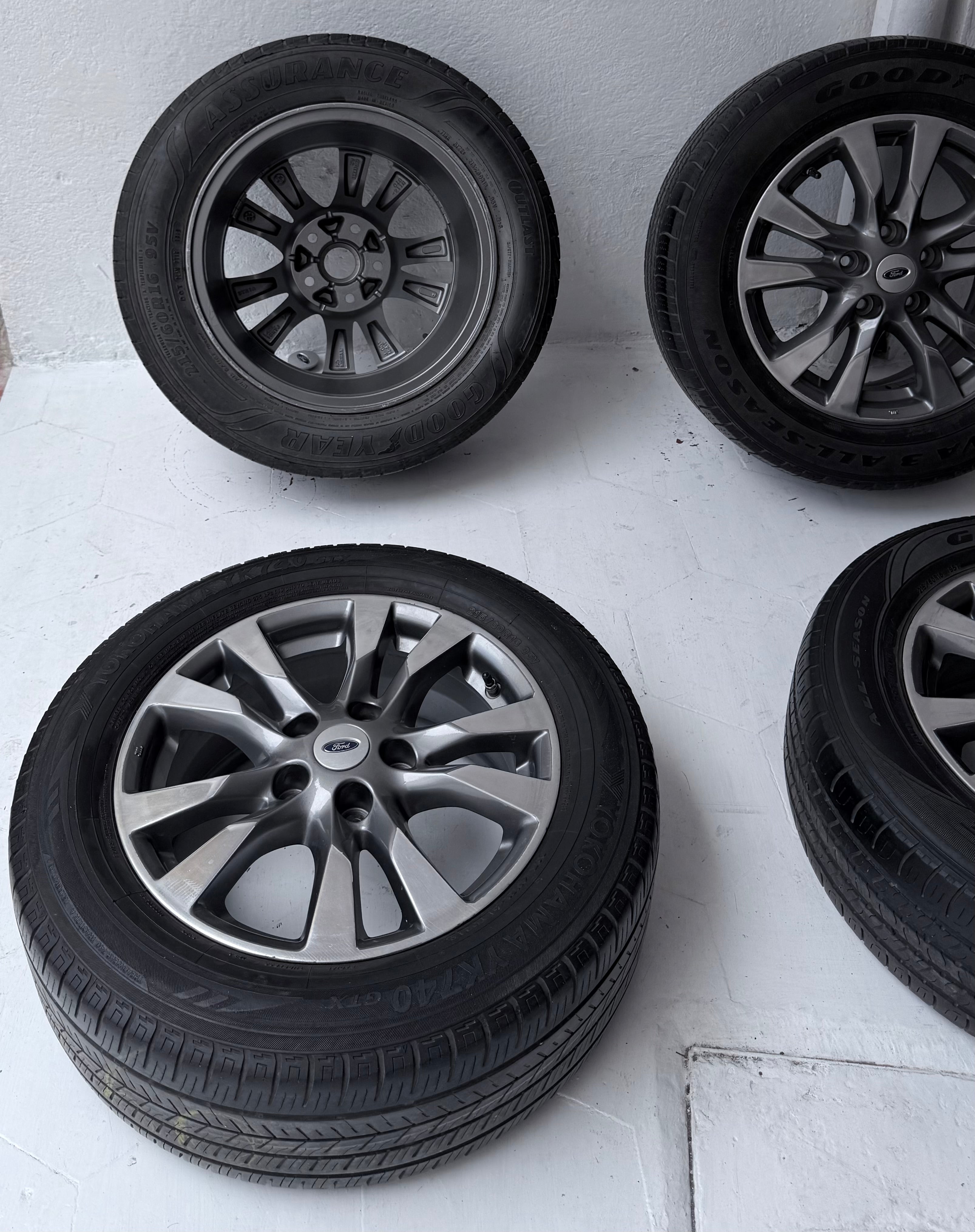 4 Rines con llantas 16” Ford Mustang, Ranger y Explorer – 5×114