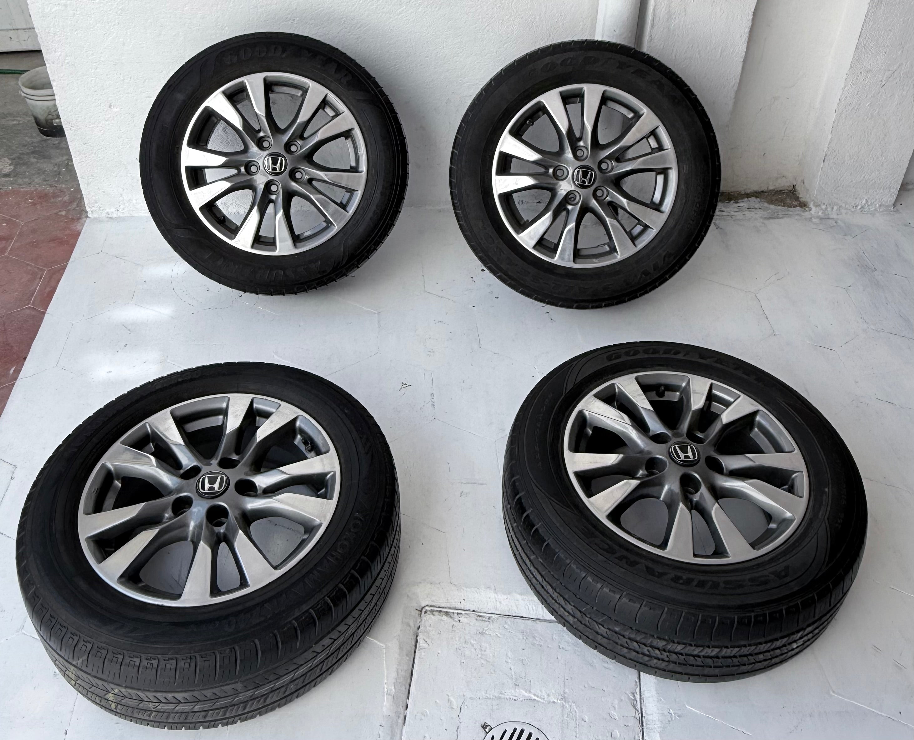 4 Rines con llantas 16” Honda HR-V, CR-V, Civic y Accord – 5×114