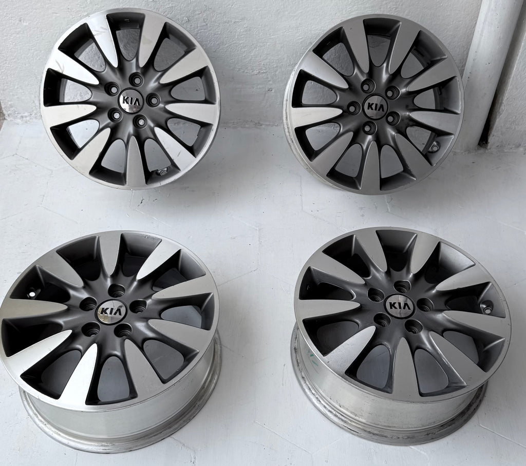 4 Rines 17” Kia Forte, Optima, Sportage y Hyundai Tucson, Creta, Elantra, Solesta – 5×114