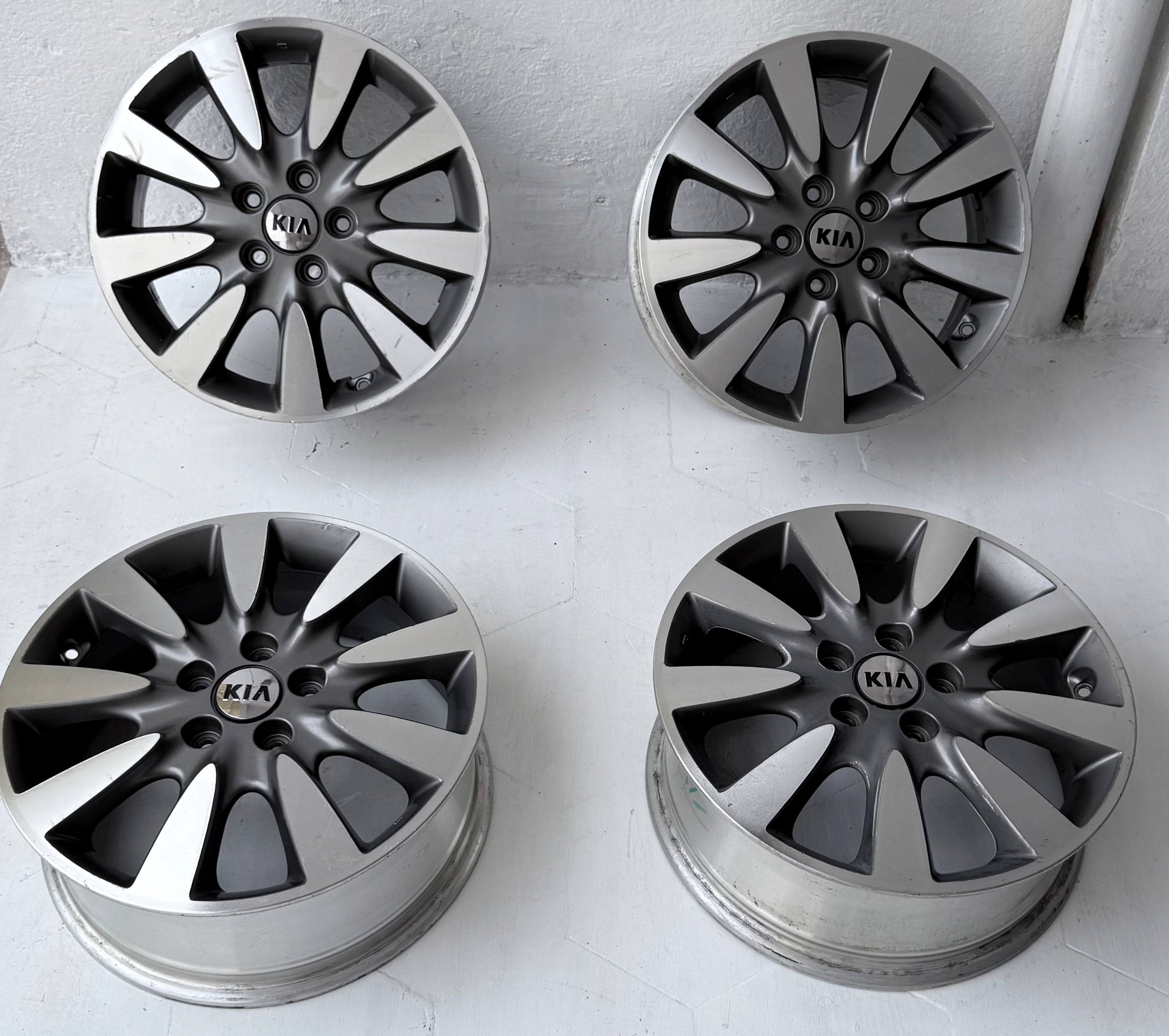 4 Rines 17” Kia Forte, Optima, Sportage y Hyundai Tucson, Creta, Elantra, Solesta – 5×114
