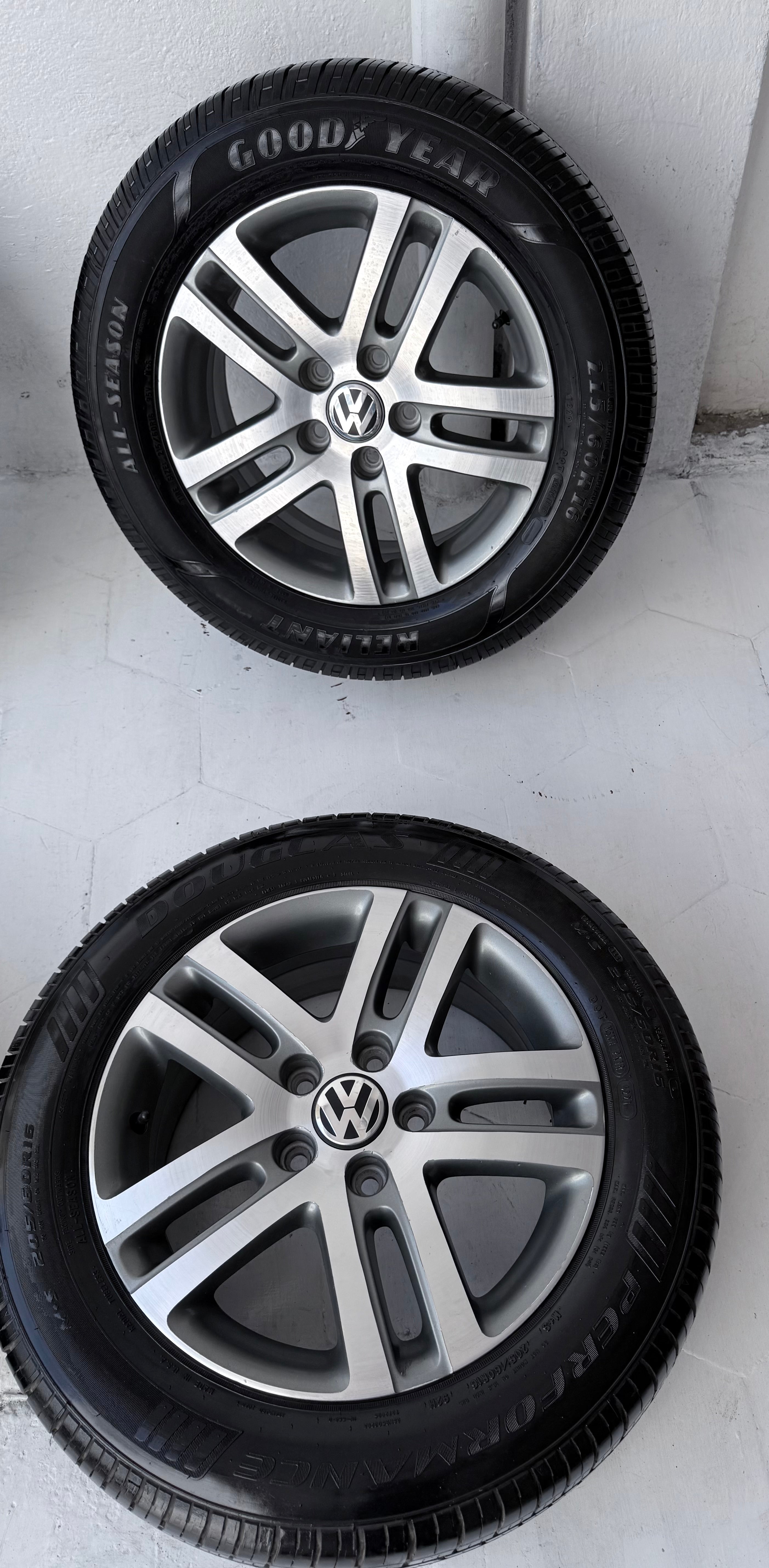4 Rines con llantas 16” Volkswagen Golf, Jetta MK6 y Jetta MK7 – 5×112