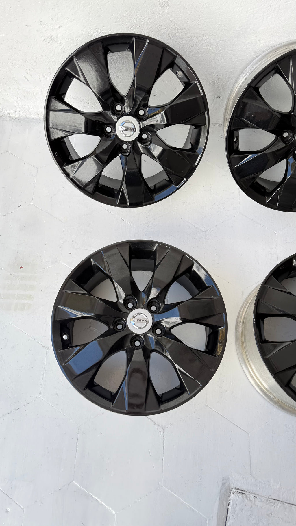4 Rines 17” Nissan Sentra Altima X-Trail Originales Seminuevos 5x114