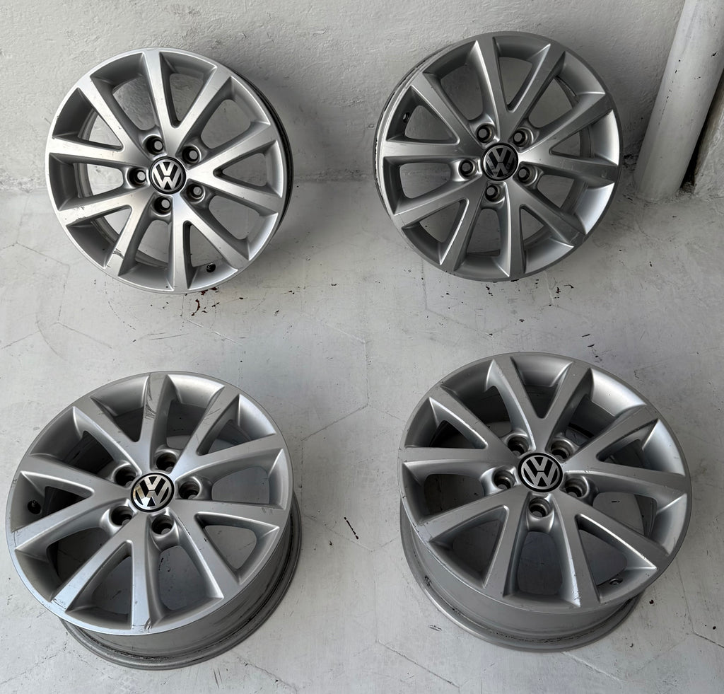 4 Rines 16” Volkswagen Golf y Jetta MK6, MK7 – 5×112