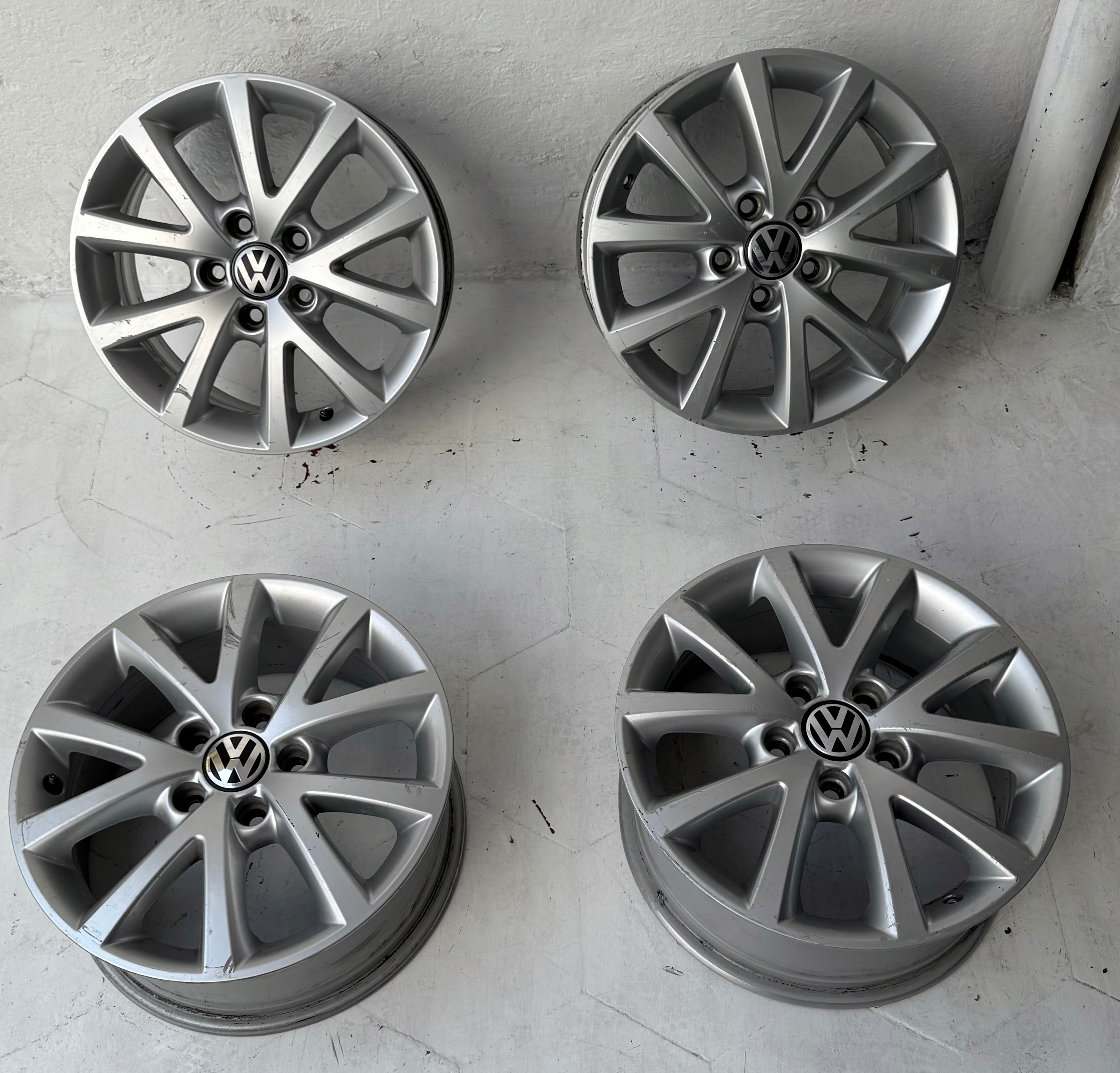 4 Rines 16” Volkswagen Golf y Jetta MK6, MK7 – 5×112