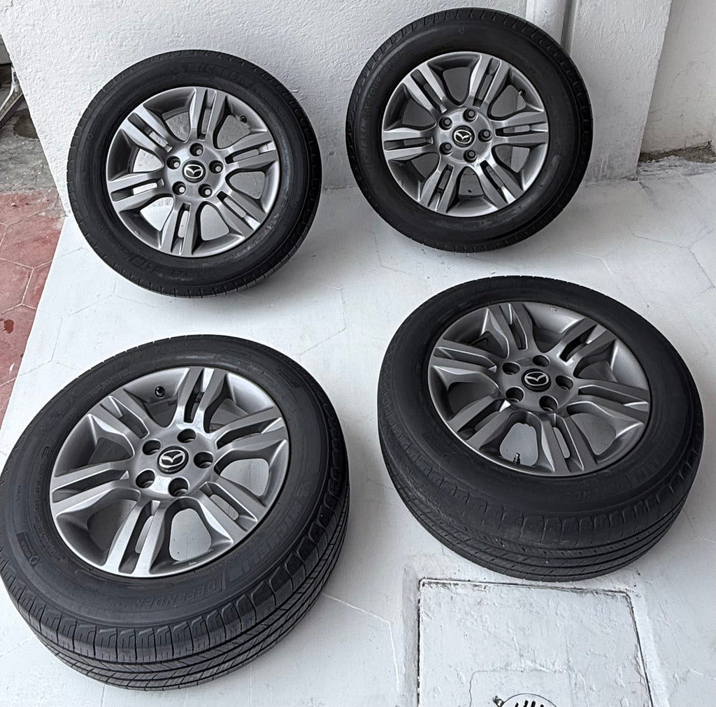 4 Rines con llantas 17” Mazda 3, Mazda 6, CX-3 y CX-5 – 5×114