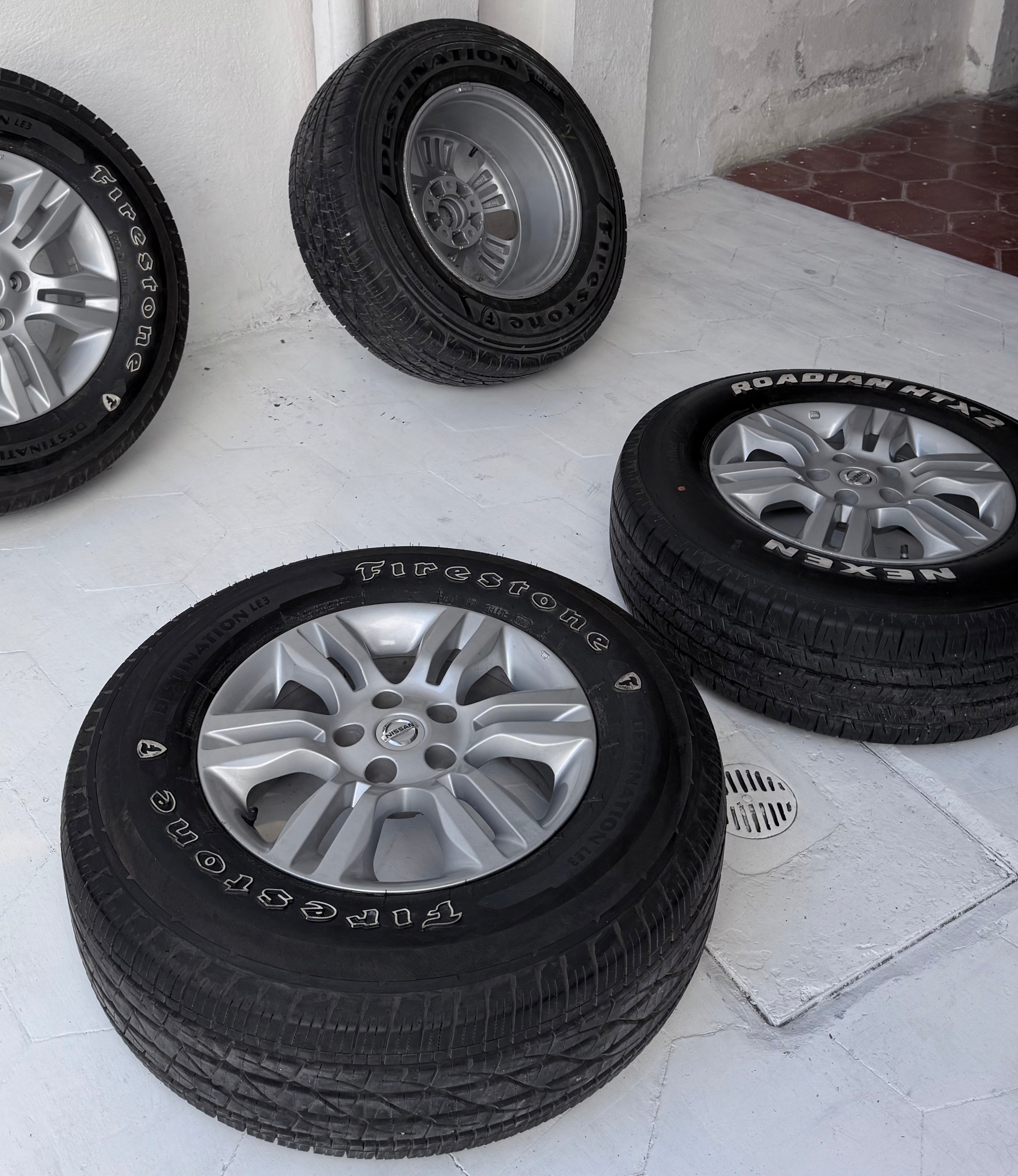 4 Rines con llantas 16” Nissan X-Trail, Rogue, Altima y Maxima – 5×114