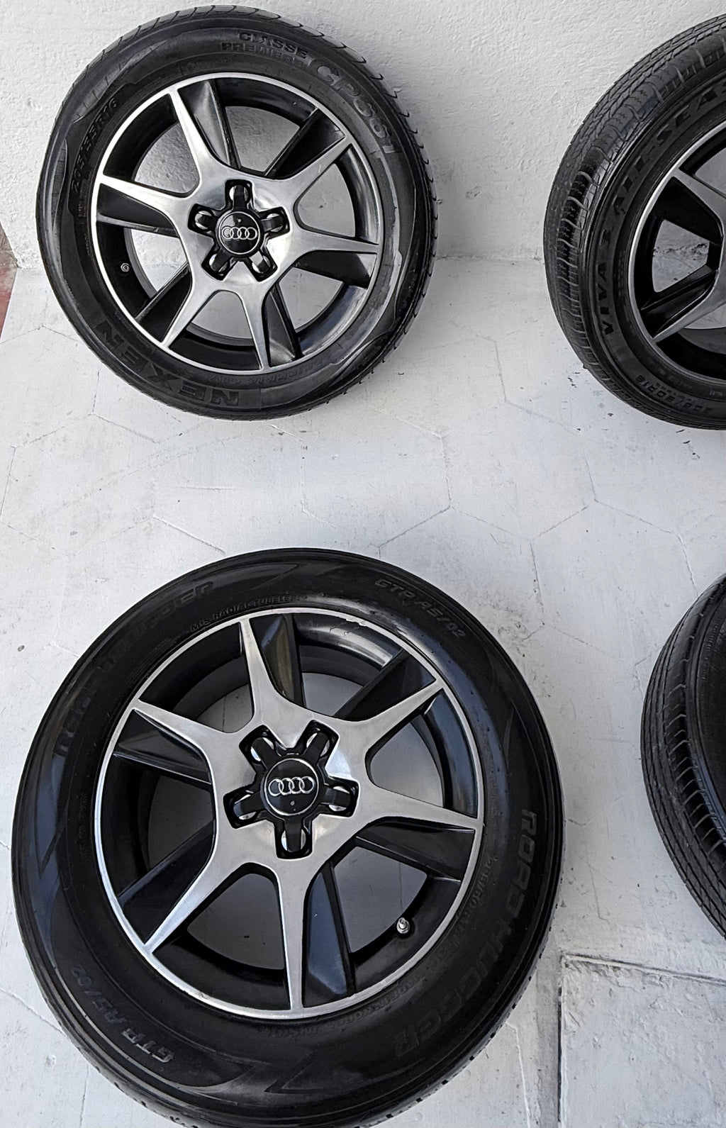 4 Rines con llantas 16” Audi A3 / Volkswagen Jetta MK7 y Bora – 5×112