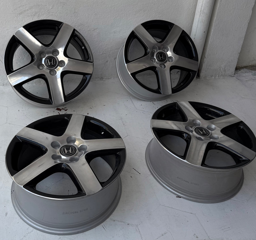 4 Rines 17” Ronal para Honda Civic, Accord, CR-V y HR-V – 5×114