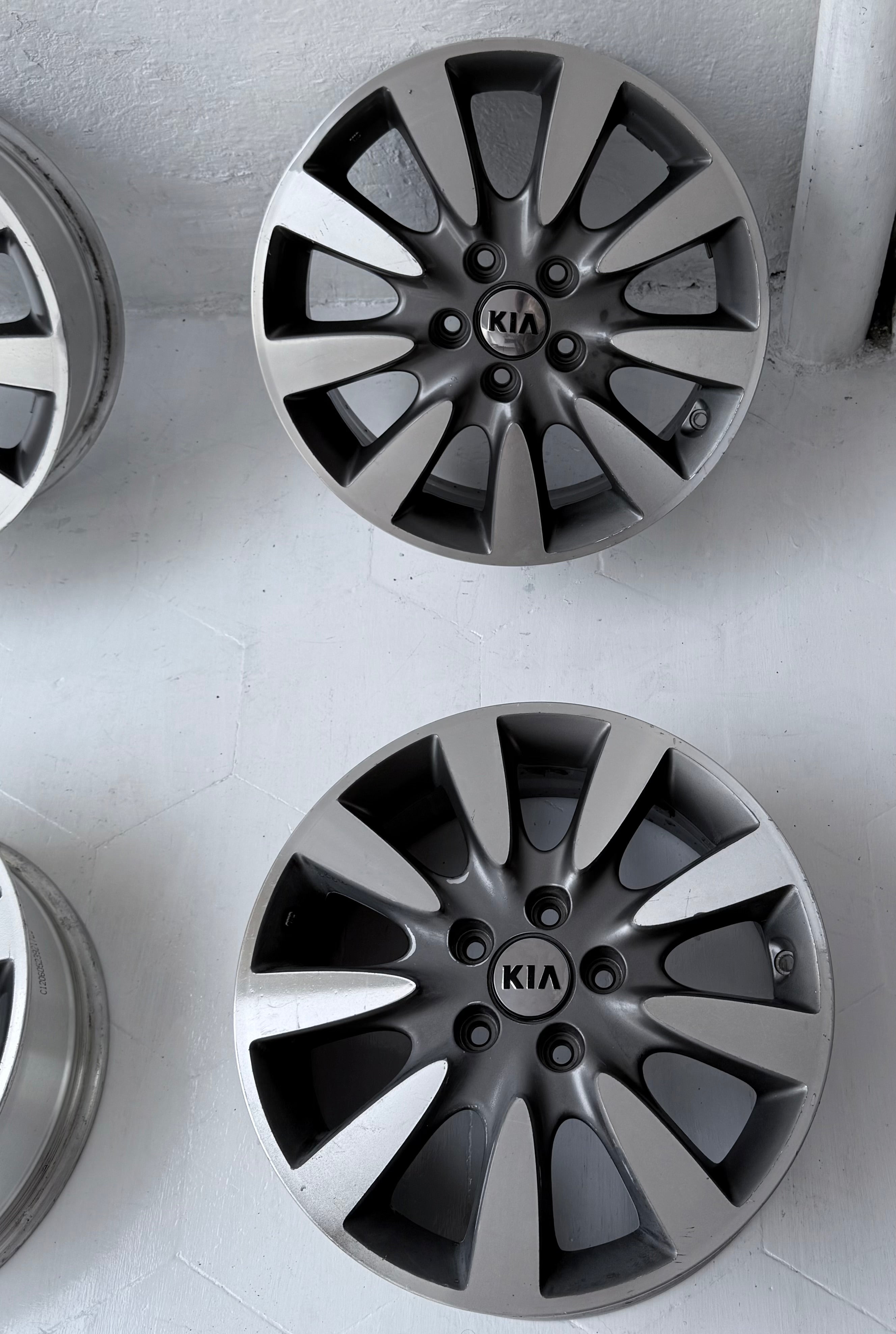 4 Rines 17” Kia Forte, Optima, Sportage y Hyundai Tucson, Creta, Elantra, Solesta – 5×114