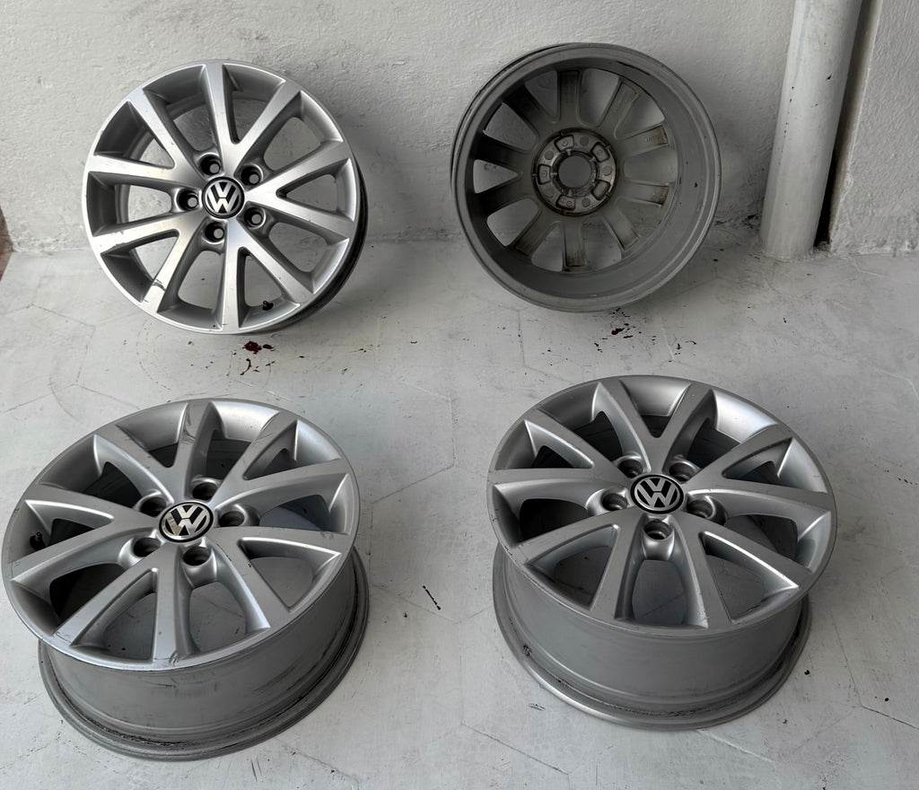 4 Rines 16” Volkswagen Golf y Jetta MK6, MK7 – 5×112
