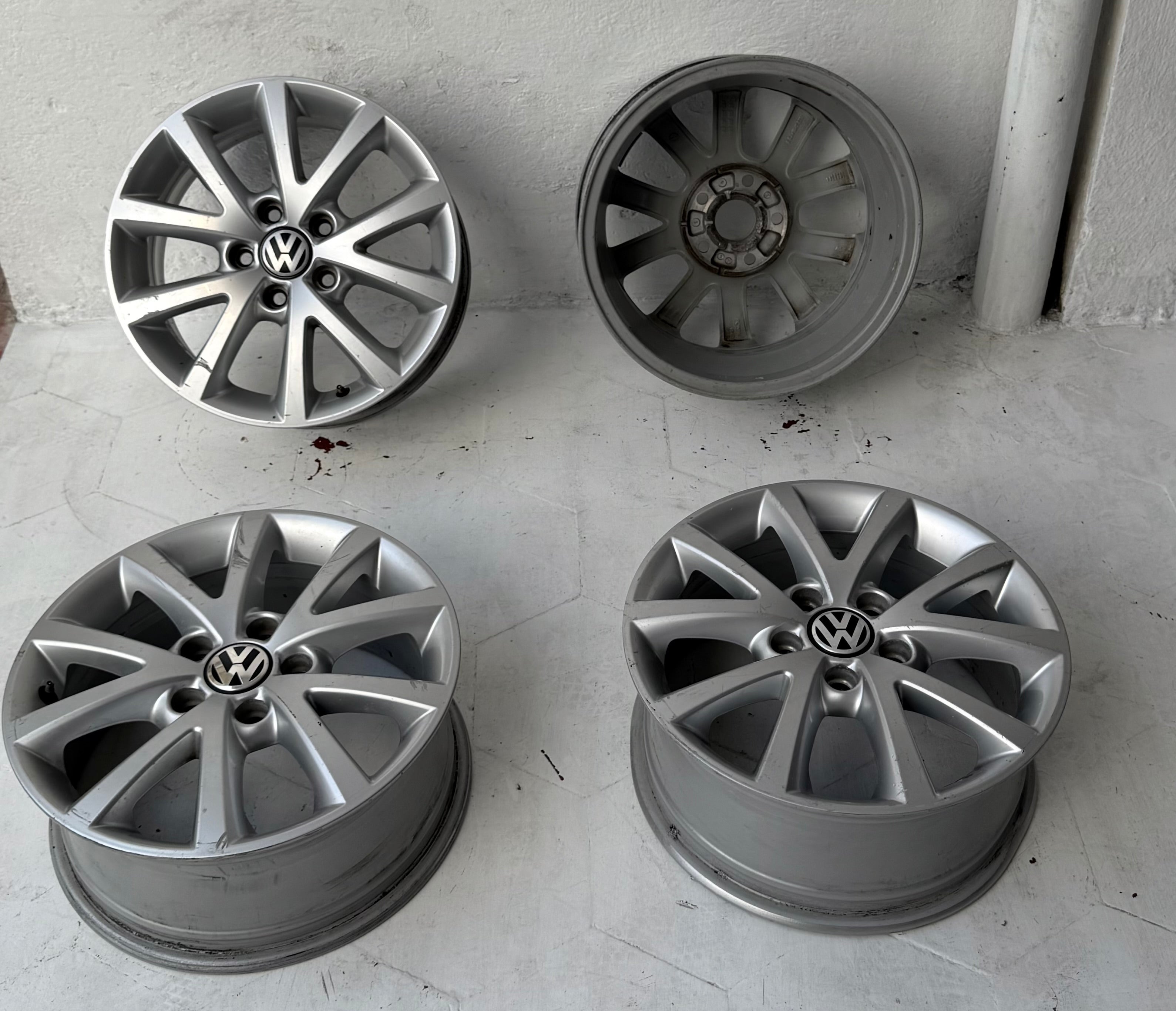 4 Rines 16” Volkswagen Golf y Jetta MK6, MK7 – 5×112