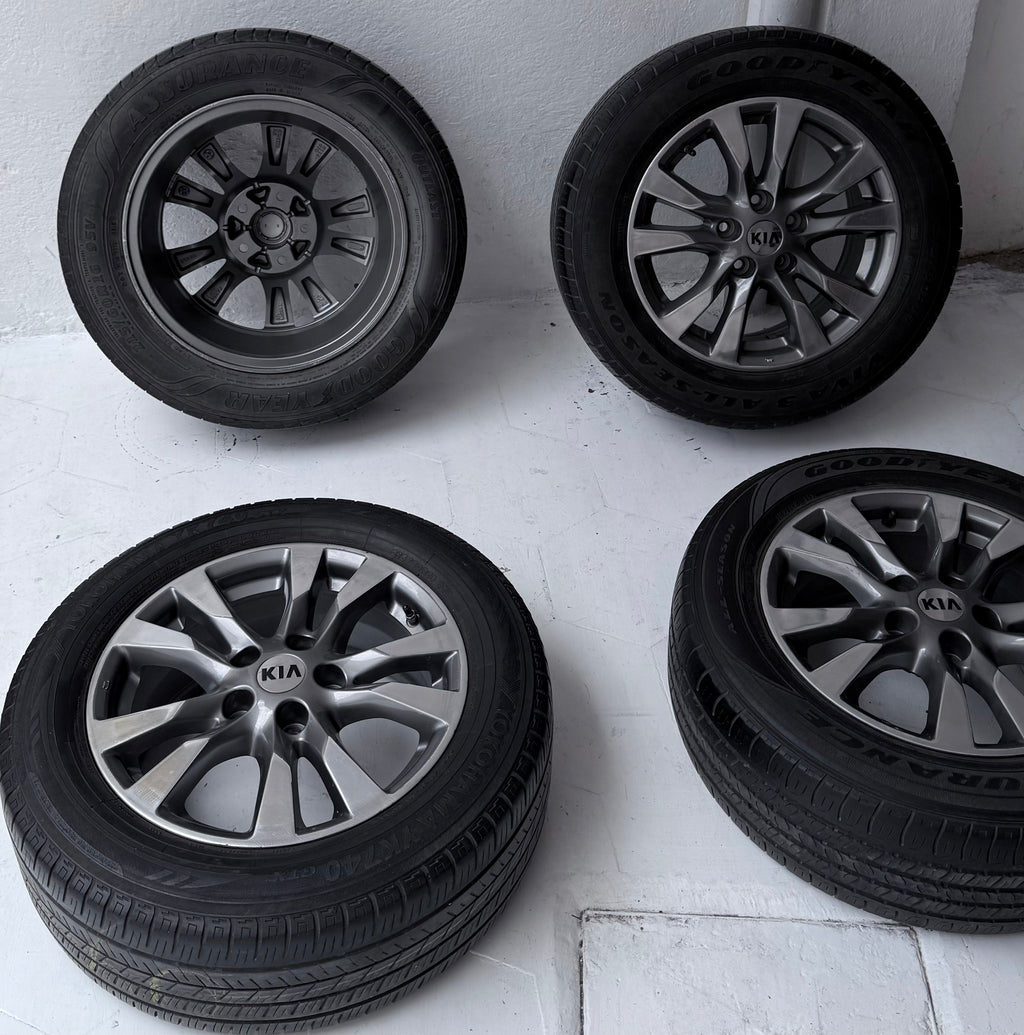 4 Rines con llantas 16” Kia Forte, Optima y Sportage – 5×114