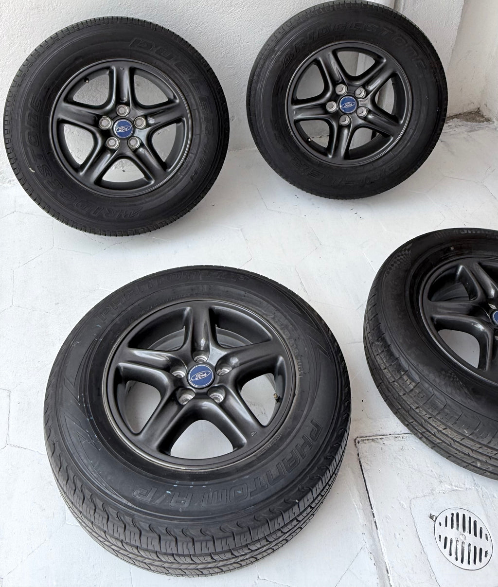 4 Rines con llantas 16” Ford Explorer, Ranger y Mustang – 5×114