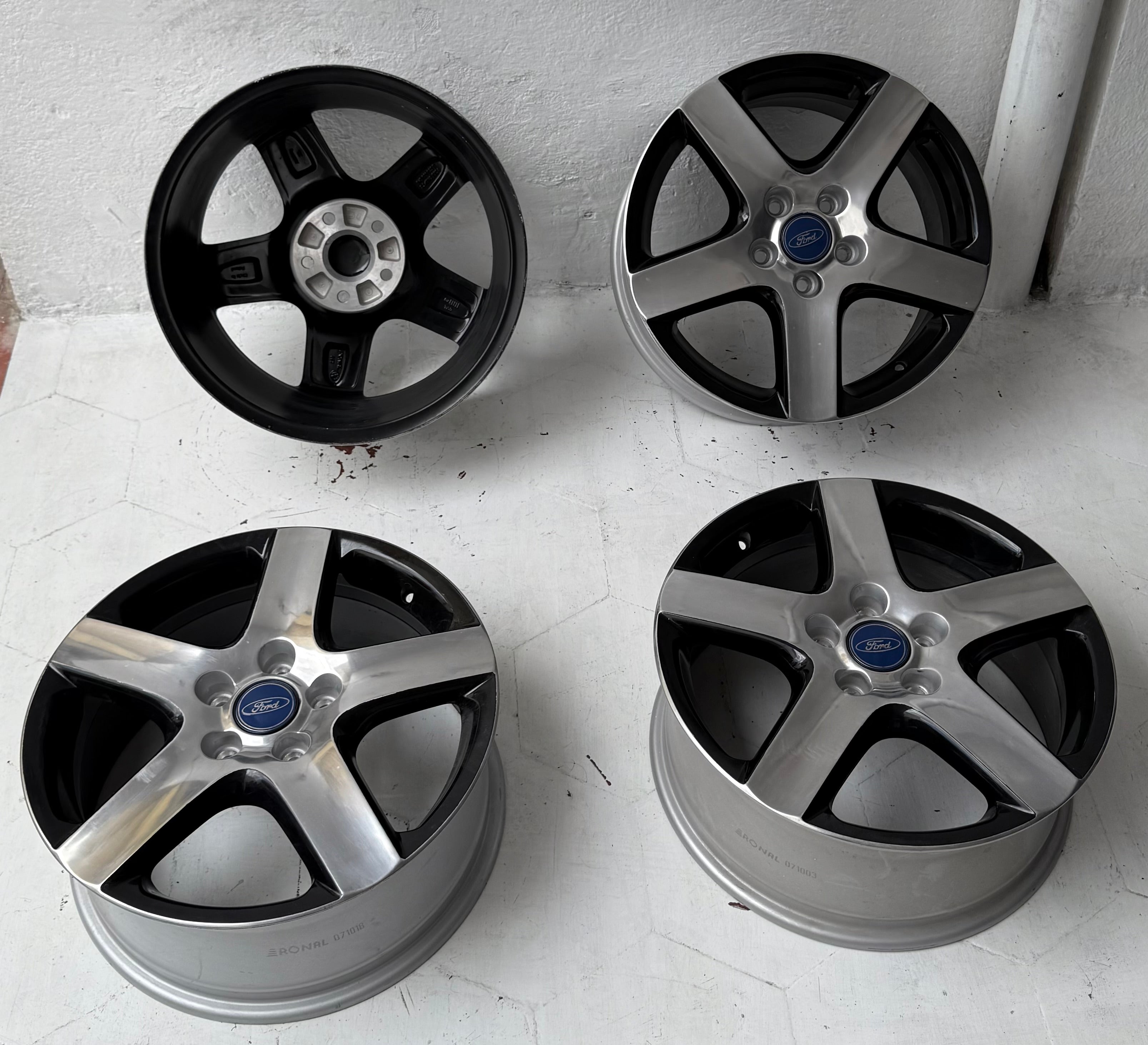 4 Rines 17” Ronal para Ford Mustang, Ranger y Explorer – 5×114
