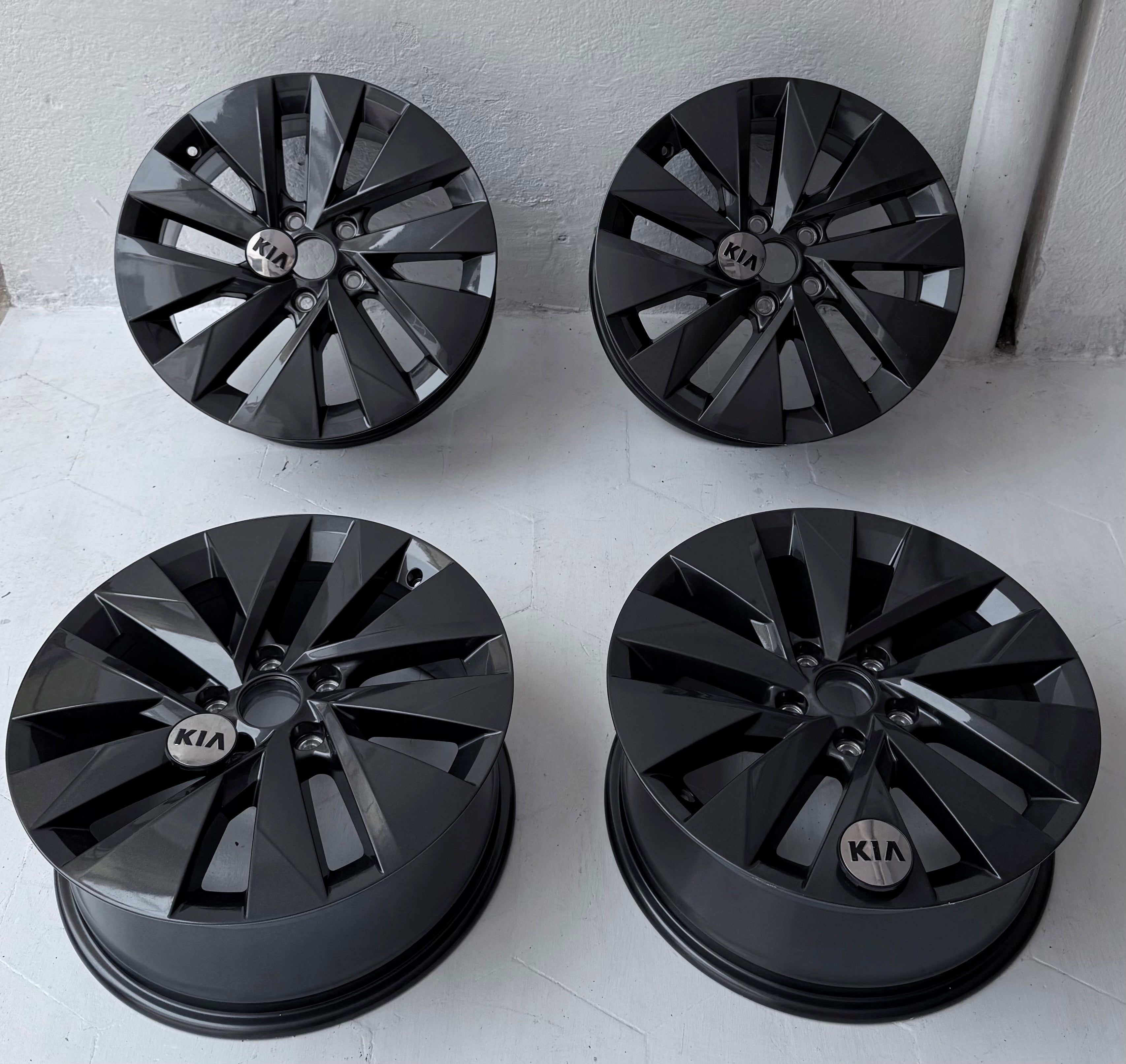 4 Rines 17” Kia Forte, Optima, Sportage y Hyundai Tucson, Creta, Elantra y Solesta – 5×114