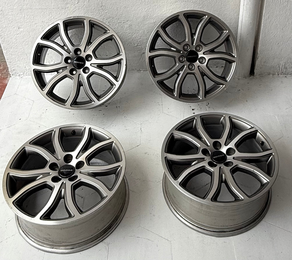 4 Rines 18” Dodge Charger, Avenger, 300C, Nitro, Jeep Liberty, Compass y Patriot – 5×114