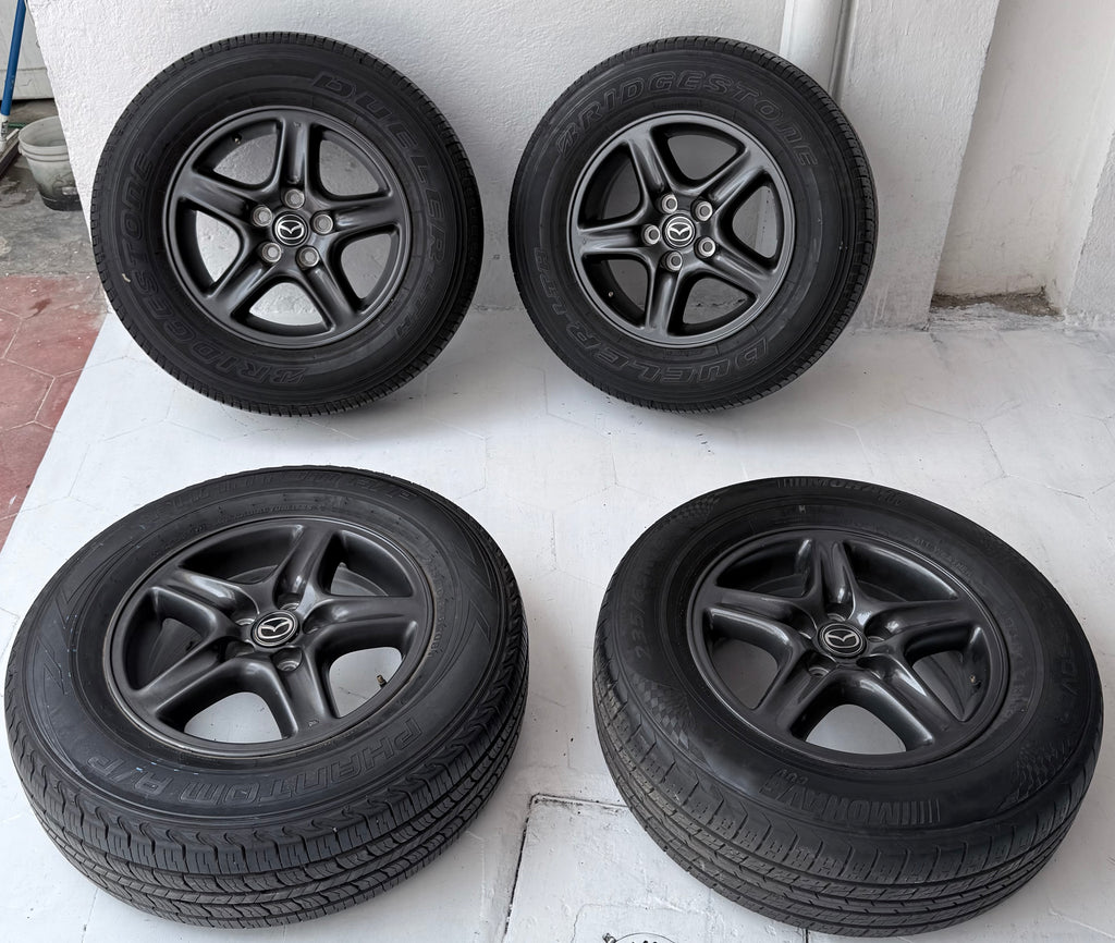 4 Rines con llantas 16” Mazda CX-3, CX-5, CX-7, CX-50 y CX-30 – 5×114