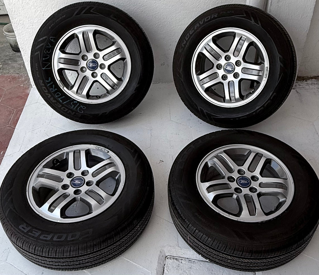 4 Rines con llantas 16” Ford Ranger y Explorer – 5×114