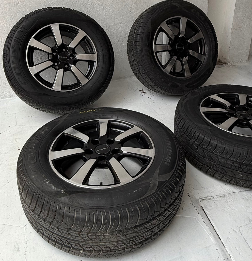 4 Rines y Llantas 16” Dodge Caravan, Voyager, Nitro, Jeep Liberty, Compass y Patriot – 5×114